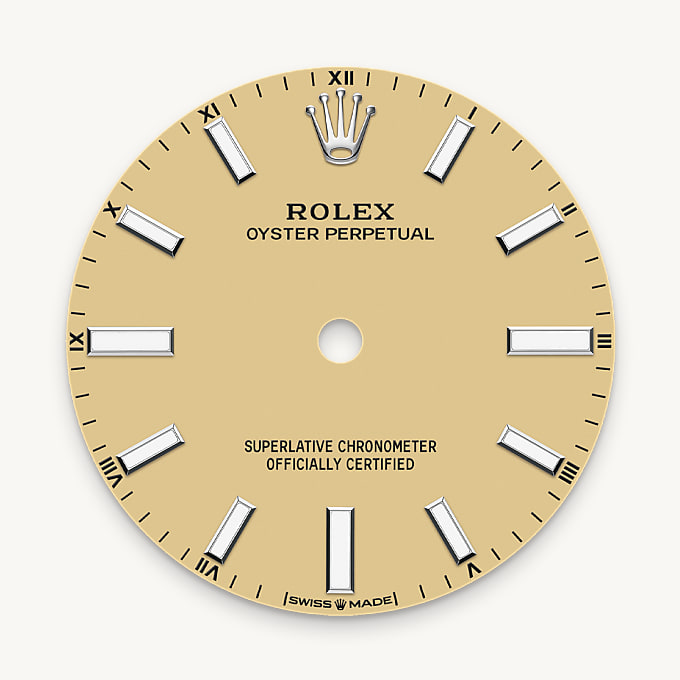 Rolex Oyster Perpetual 34, Beige dial