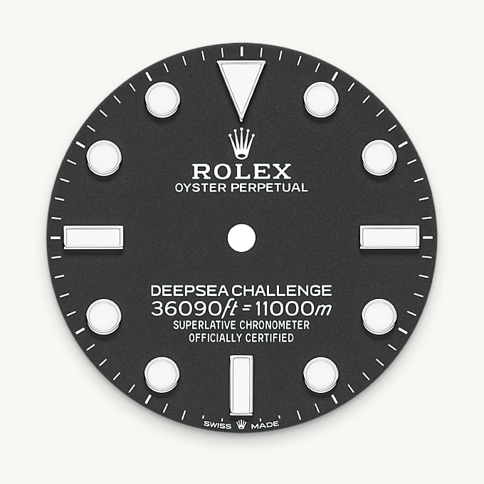 Rolex Deepsea Challenge, Esfera negre intens