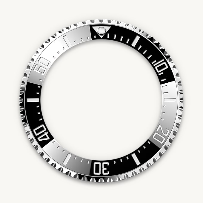 Rolex Sea-Dweller, Bisell de ceràmica i visualització luminescent