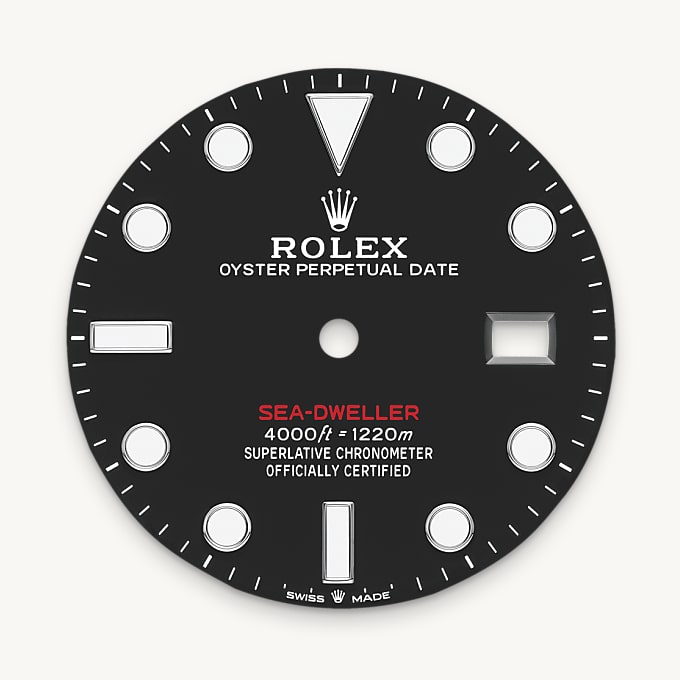 Rolex Sea-Dweller, Esfera negre intens
