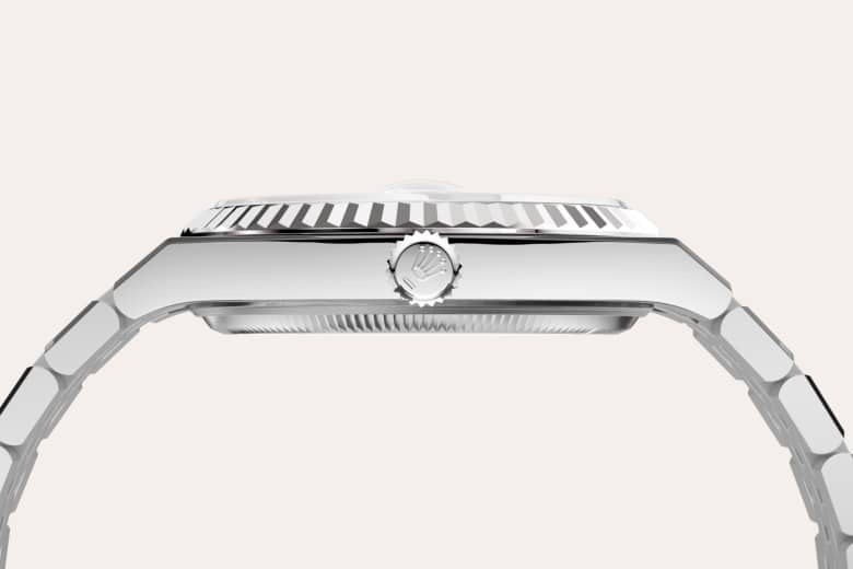 Rolex Land-Dweller 36, Rolesor blanc