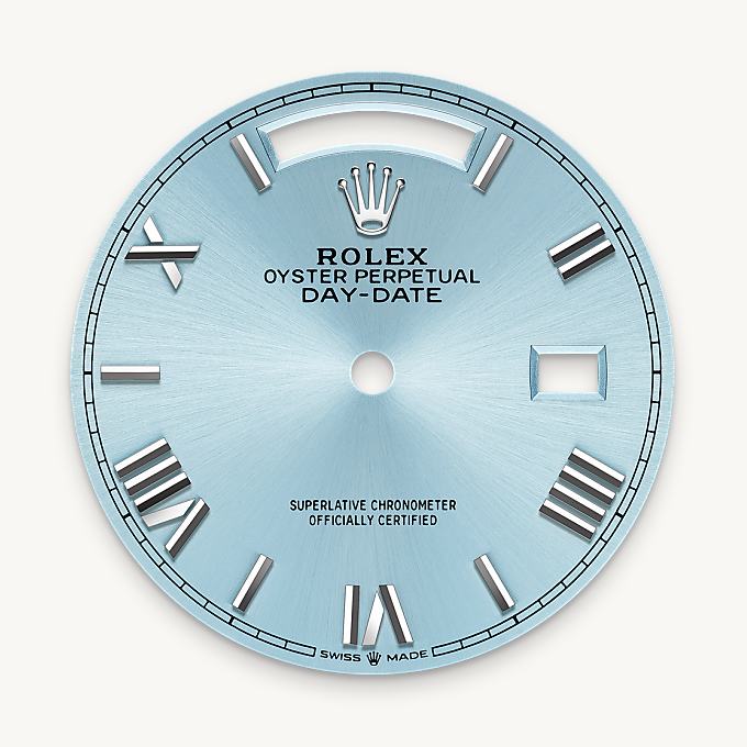 Rolex Day-Date 36, Esfera azul glaciar