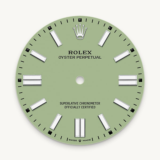 Rolex Oyster Perpetual 41, Pistachio dial