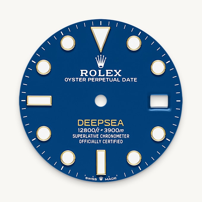 Rolex Rolex Deepsea, Esfera blava