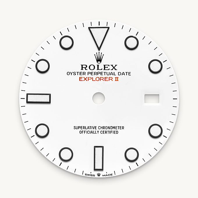 Rolex Explorer II, Esfera blanca