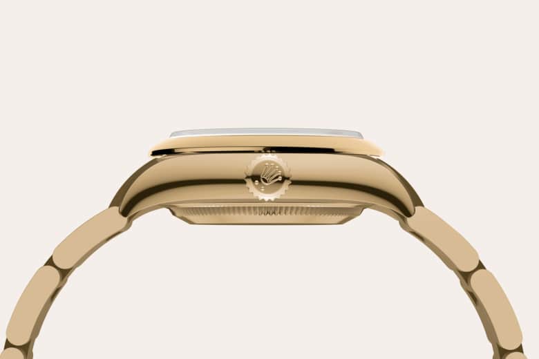 Rolex Oyster Perpetual 28, 18 ct yellow gold