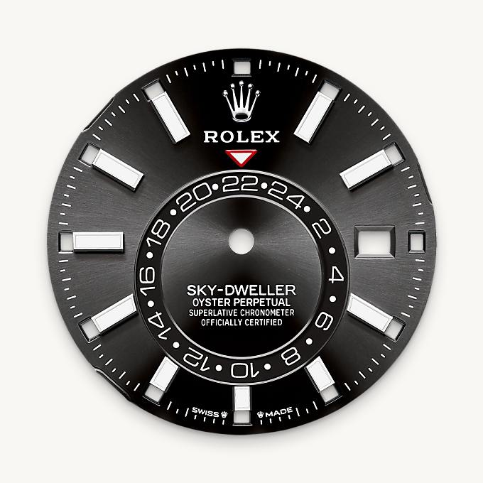 Rolex Sky-Dweller, Esfera negro vivo
