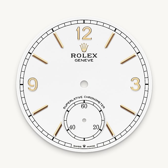 Rolex 1908, Esfera blanc intens