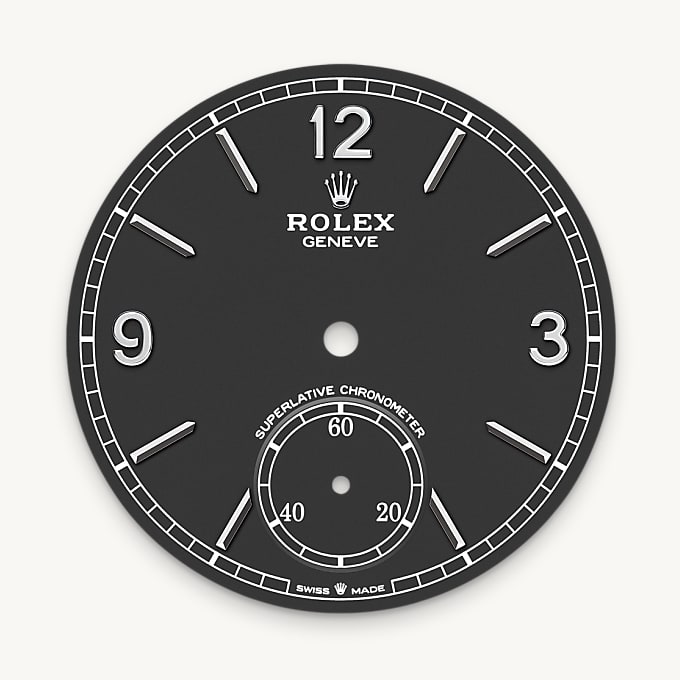 Rolex 1908, Esfera negre intens