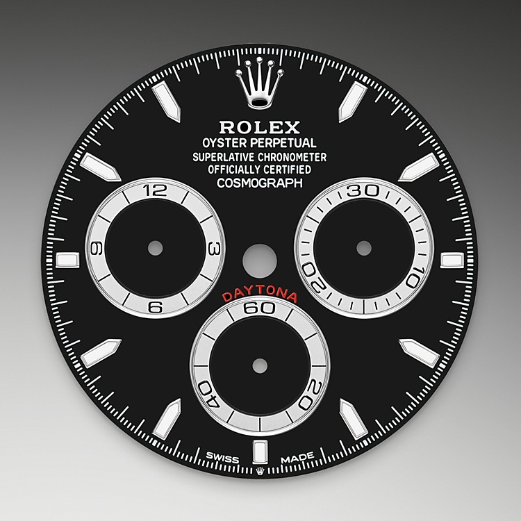  black dial Rolex Cosmograph Daytona Oystersteel in Joyería Grau