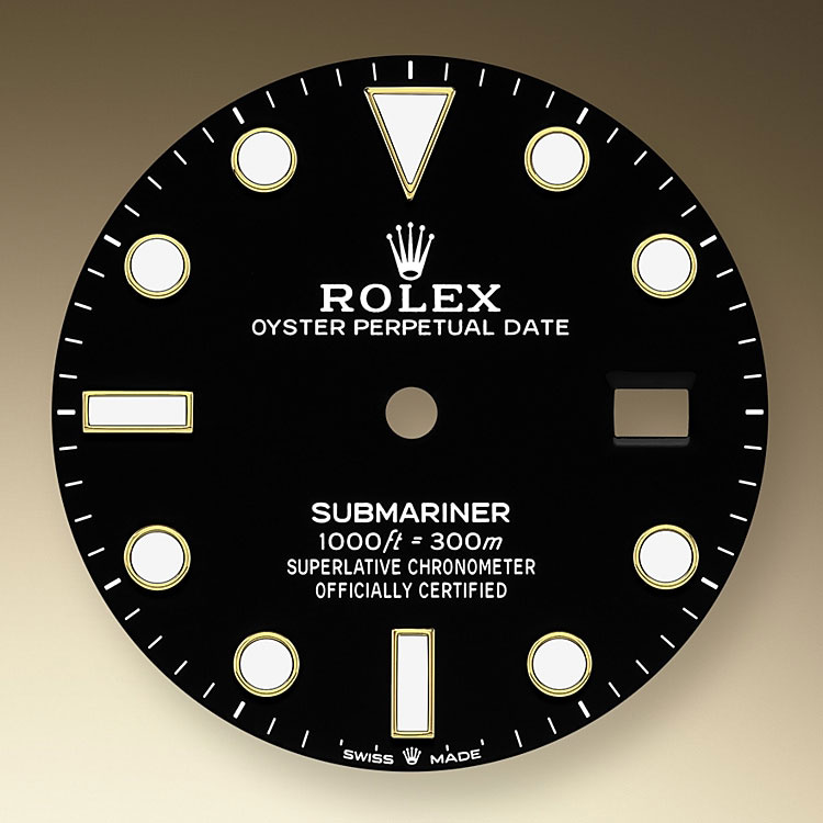 black dial Rolex Submariner Date in Joyería Grau