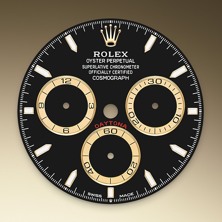  black dial Rolex Cosmograph Daytona Oystersteel and yellow gold in Joyería Grau