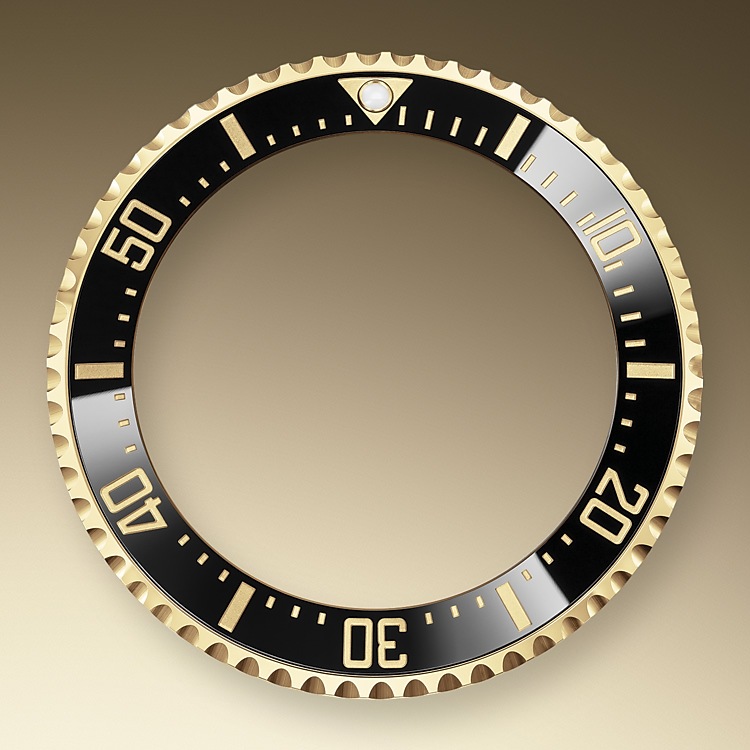 Bisel cerámica y visualización luminiscente Reloj Rolex Sea-Dweller en Joyería Grau