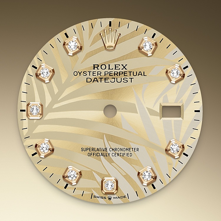 golden dial Rolex Datejust 36 in Joyería Grau
