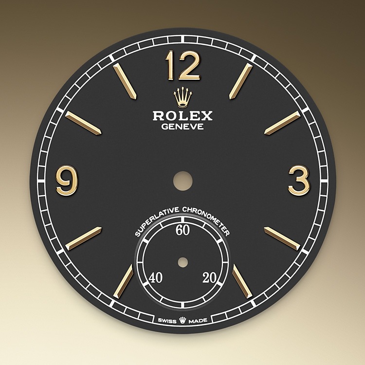 Intense black Rolex 1908 18 CT YELLOW GOLD in Joyería Grau