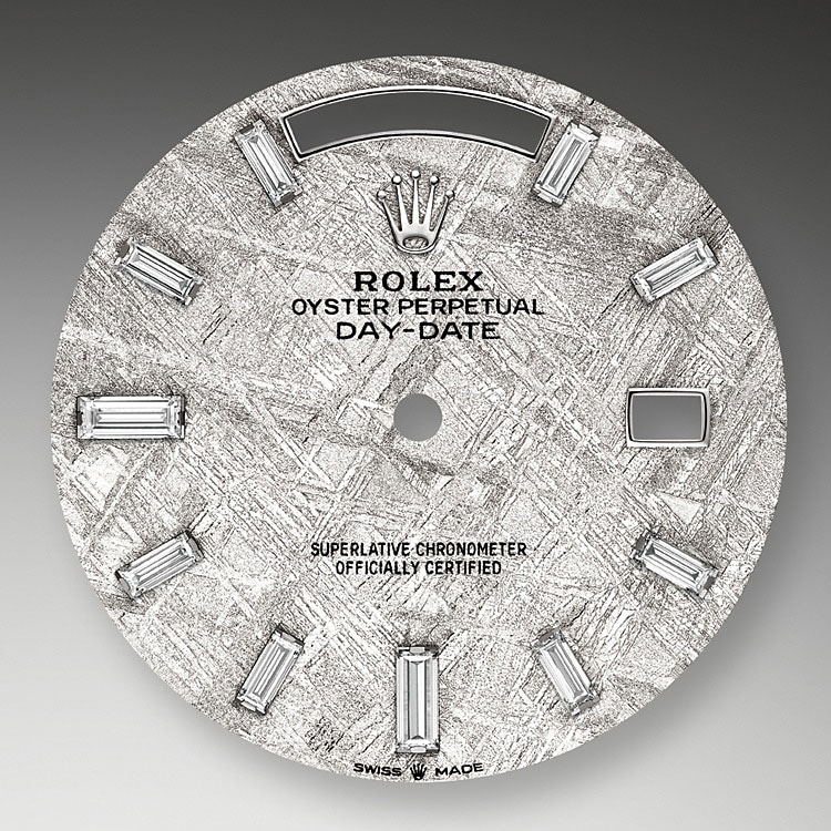 Esfera meteorito Rolex Day-Date 40 en Joyería Grau
