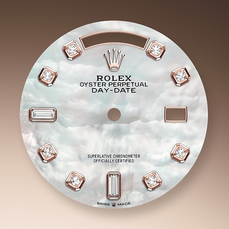 Esfera nácar Rolex Day-Date 36 en Joyería Grau