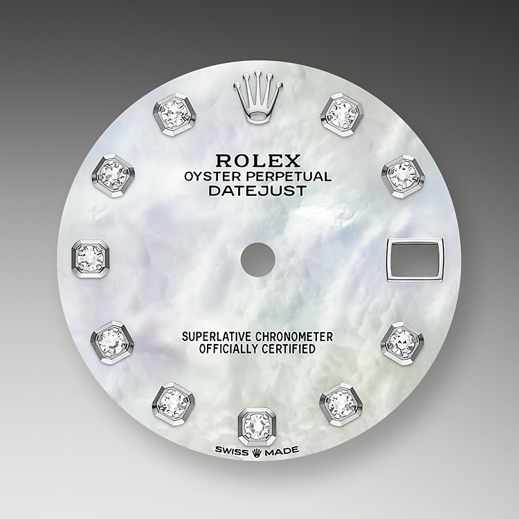 Esfera de nácar Rolex Datejust 31 en Joyería Grau