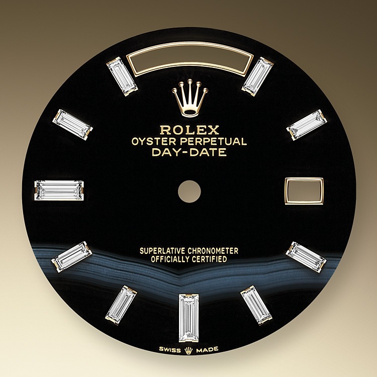 Esfera de ónice Rolex Day-Date 40 en Joyería Grau