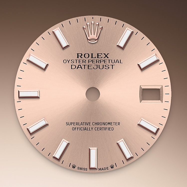 Rosé-colour dial Rolex Lady-Datejust in Joyería Grau