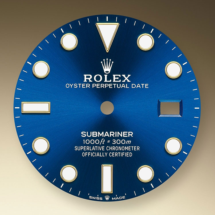 Esfera azul real Rolex Submariner en Joyería Grau