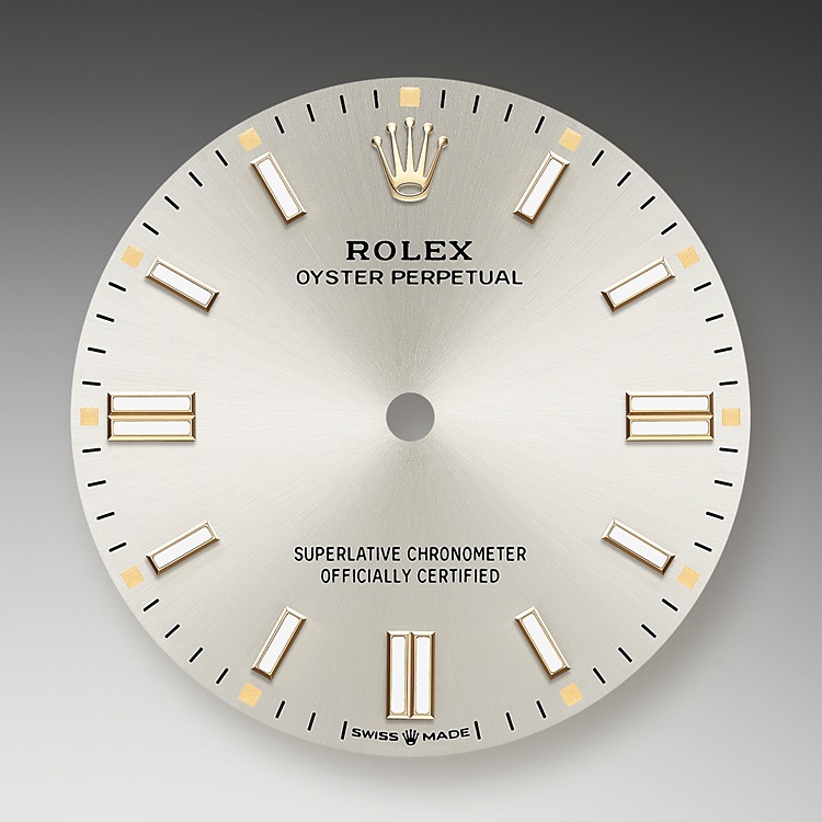 Esfera plateada Rolex Oyster Perpetual 36 en Joyería Grau