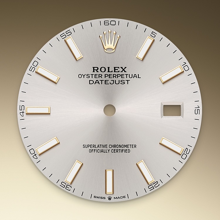 Silver dial Rolex Datejust 41 in Joyería Grau