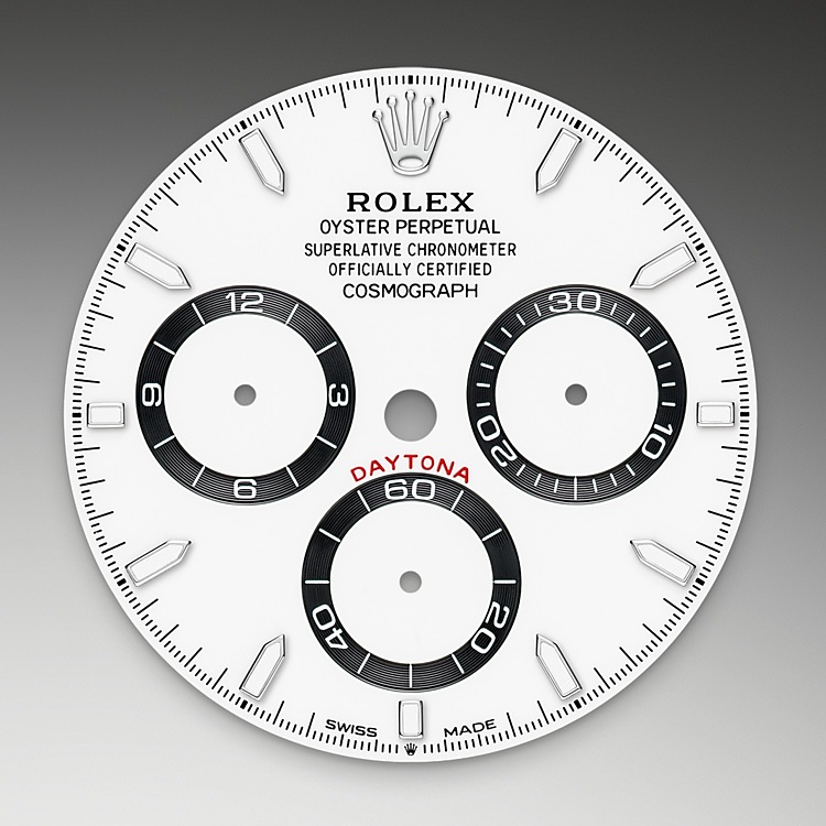  White dial Rolex Cosmograph Daytona Oystersteel in Joyería Grau