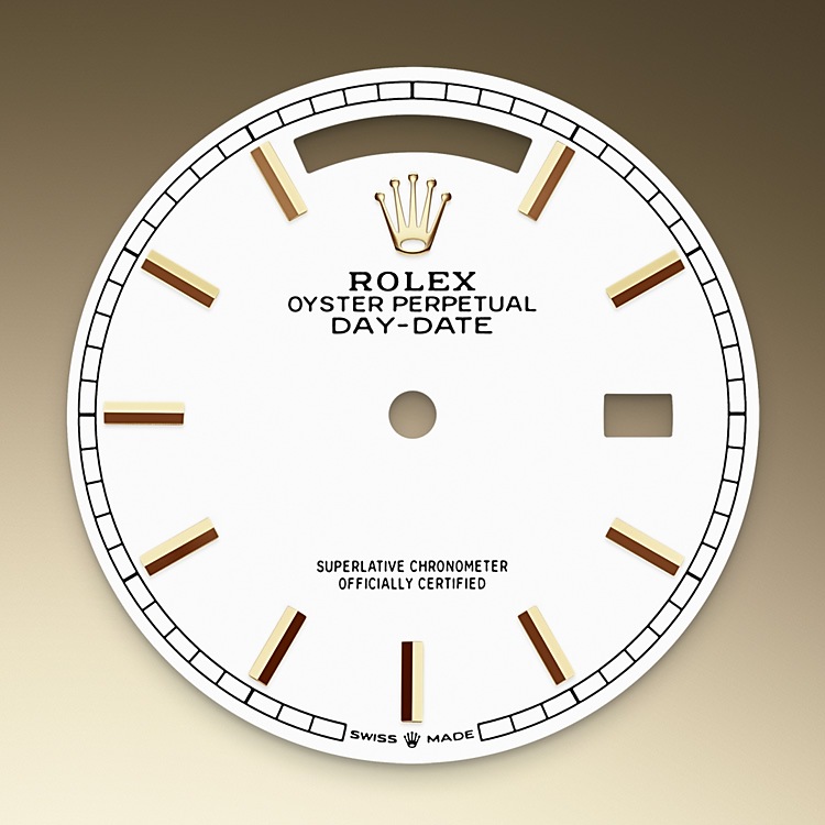 oro Blanco Rolex Day-Date en Joyería Grau
