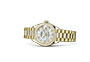 Reloj Rolex Lady-Datejust de oro amarillo, diamantes y esfera de nácar blanco engastada de diamantes en Joyería Grau