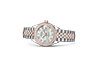 Rolex Watch Lady-Datejust Oystersteel, Everose gold and diamonds, and Mother of pearl dial set with diamonds in Joyería Grau