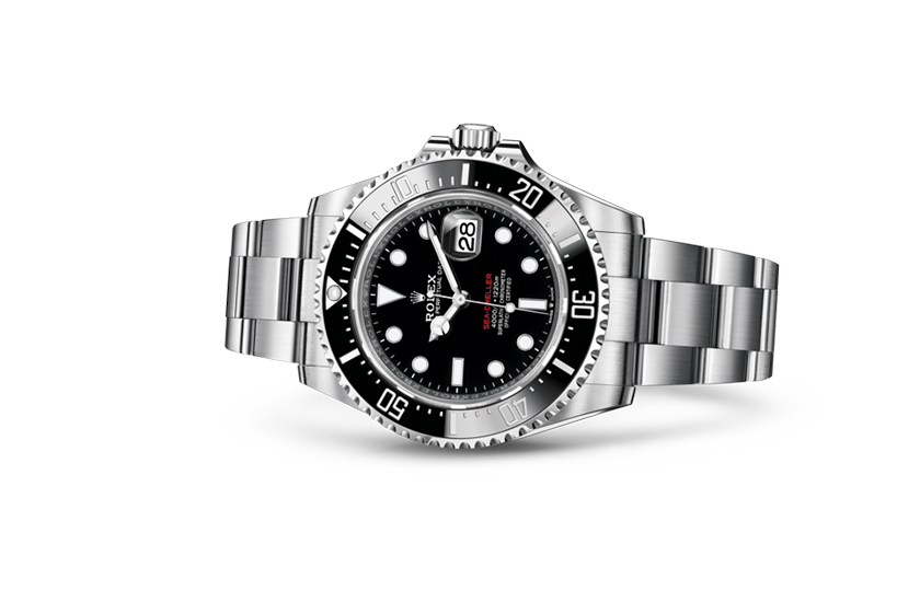 Reloj Rolex Sea-Dweller de acero Oystersteel y esfera negra en Joyería Grau