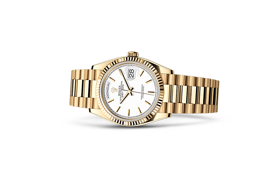 Rolex Day-Date white gold and White dial in Joyería Grau