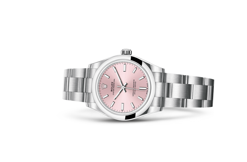  Reloj Rolex Oyster Perpetual 31 acero Oystersteel y esfera rosa en Joyería Grau 
