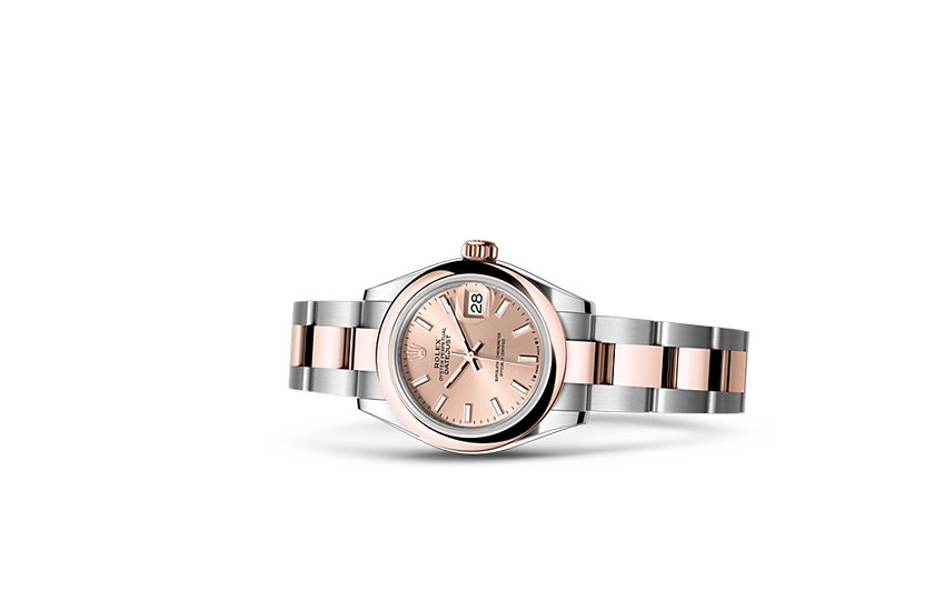 Reloj Rolex Lady-Datejust acero Oystersteel y oro Everose, y esfera color «rosé» en Joyería Grau