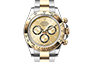 Rolex Cosmograph Daytona Oystersteel and yellow gold and golden dial in Joyería Grau