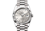 Rolex Day-Date white gold and Silver dial in Joyería Grau