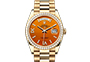 Rolex Day-Date white gold and Carnelian dial set with diamonds in Joyería Grau