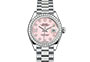 Rolex Lady-Datejust white gold, diamonds and opal pink dial set with diamonds in Joyería Grau
