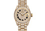 Rolex Lady-Datejust yellow gold, diamonds and Diamond-paved dial in Joyería Grau