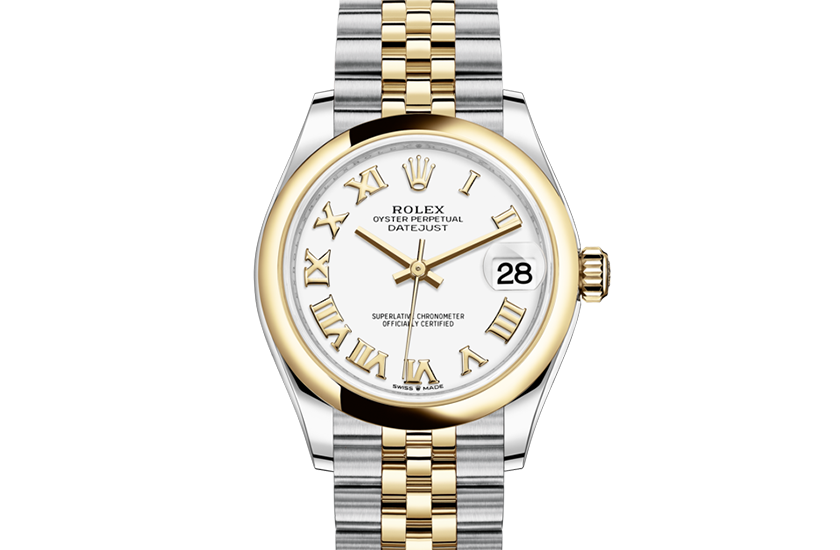 Reloj Rolex Datejust 31 acero Oystersteel, oro amarillo y esfera blanca Joyería Grau en Barcelona y Lloret de Mar