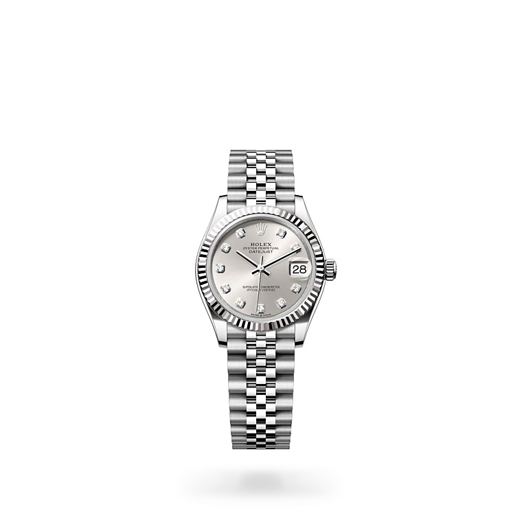 Rolex Oyster Datejust 34 Oystersteel and White gold in Joyería Grau