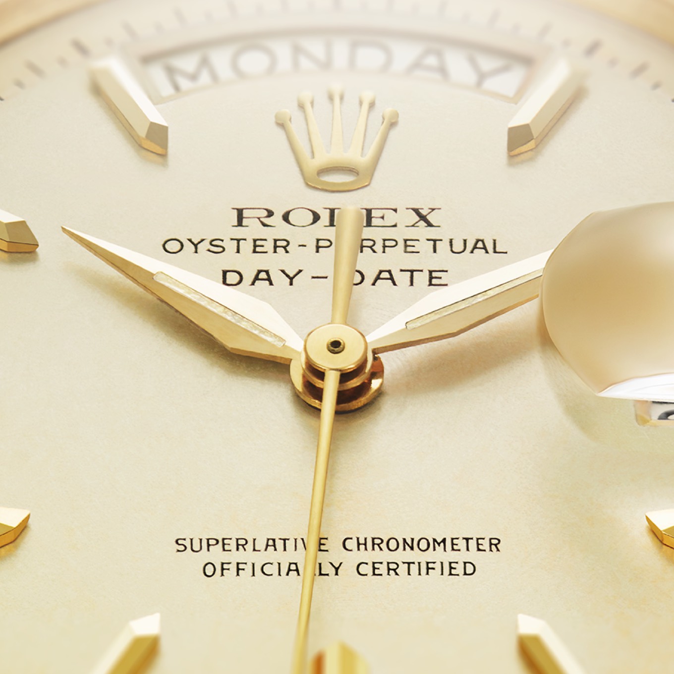 Superlative chronometric precision of a Rolex Day-Date